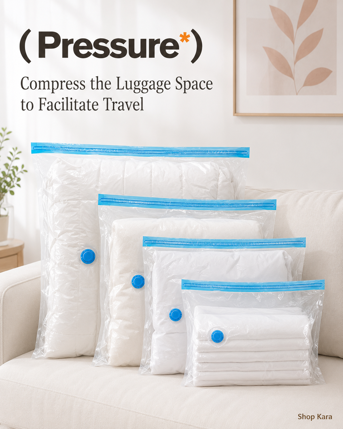 Vacuum Storage Bags with Air Pump