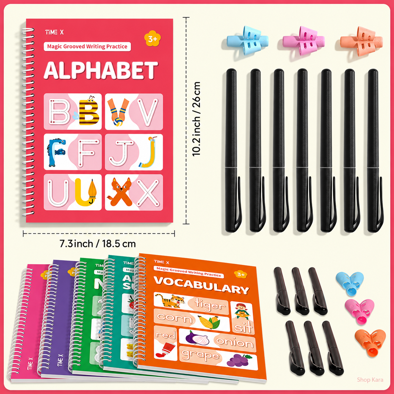 Magic Grooved Writing Practice Workbook Set
