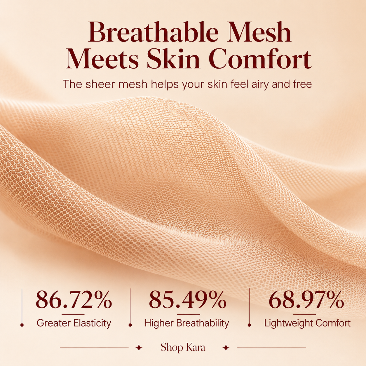 Women’s High-Waist Mesh Shapewear Panty