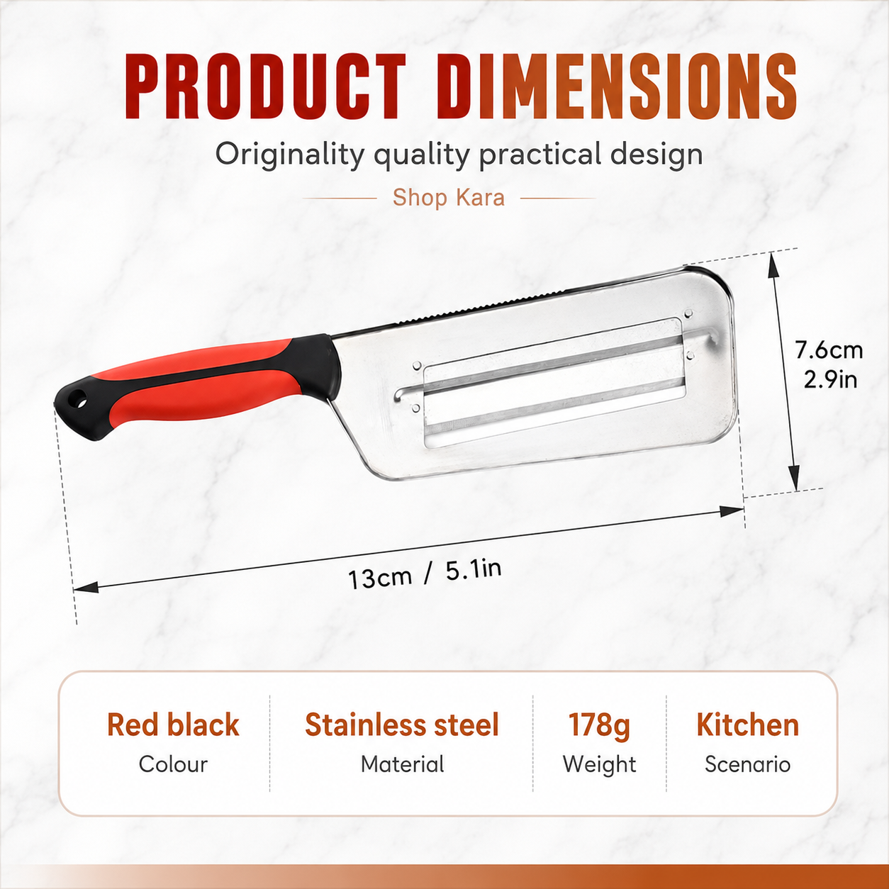 Stainless Steel Vegetable Cutter & Slicer