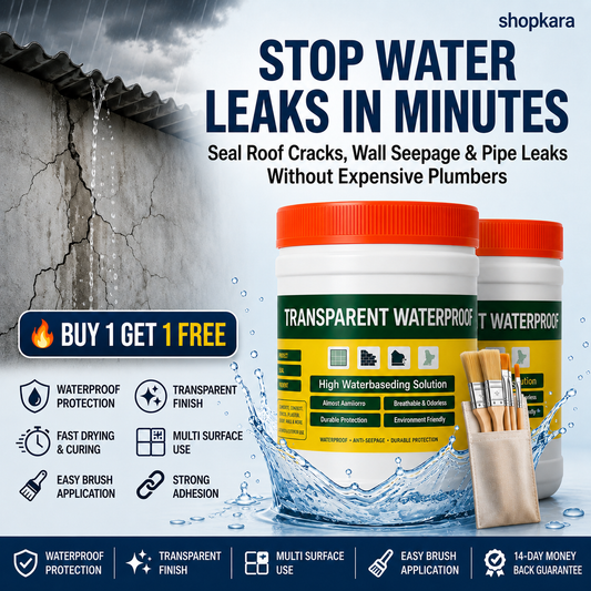 Transparent Waterproof Coating & Sealant  (Pack Of 2)